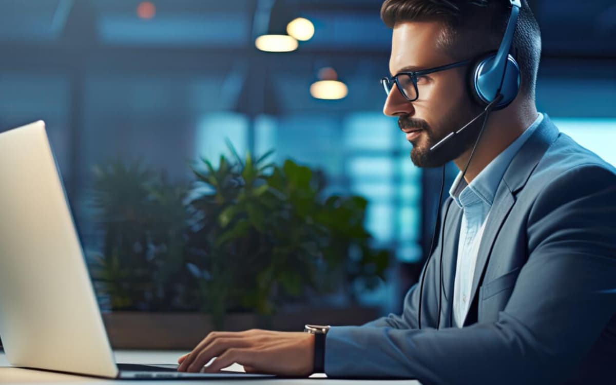 Professional using VENDR OS platform